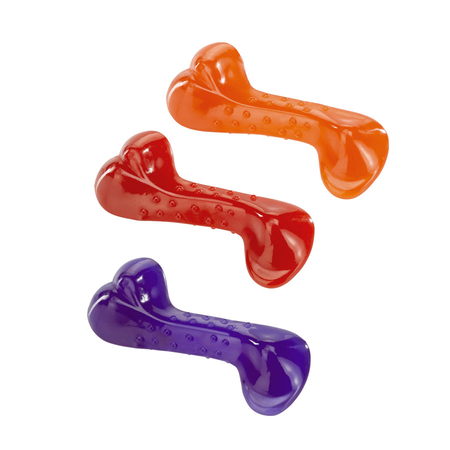 Играчка за куче, малък гумен кокал, 14,5 cm. – Ferplast РА 6482