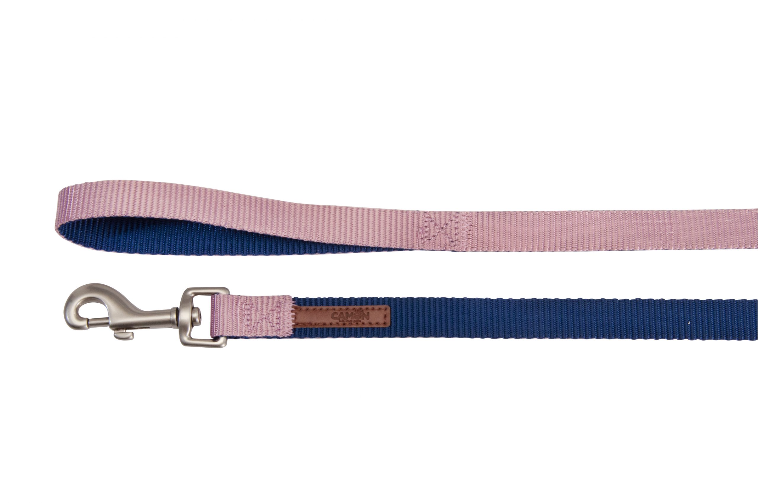 Camon Повод Doublepremium Blue/Pink 25/1200mm