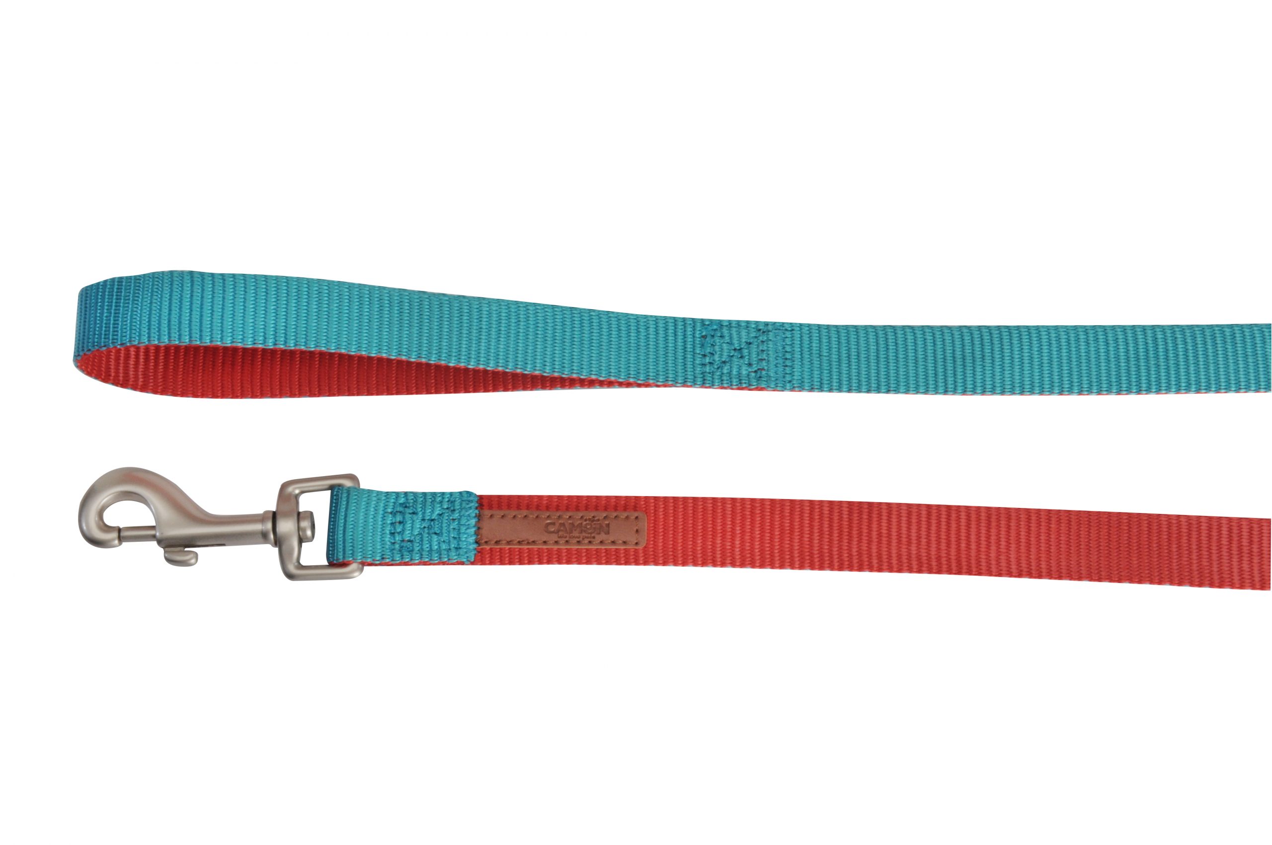 Camon Повод Doublepremium Red/Teal 15/1200mm