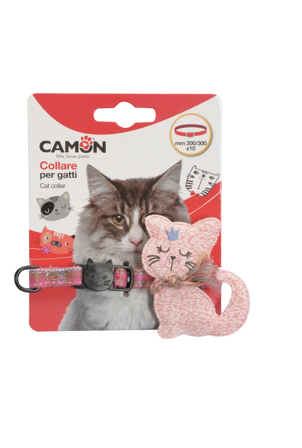 Camon Нашийник за коте с декорация10/300